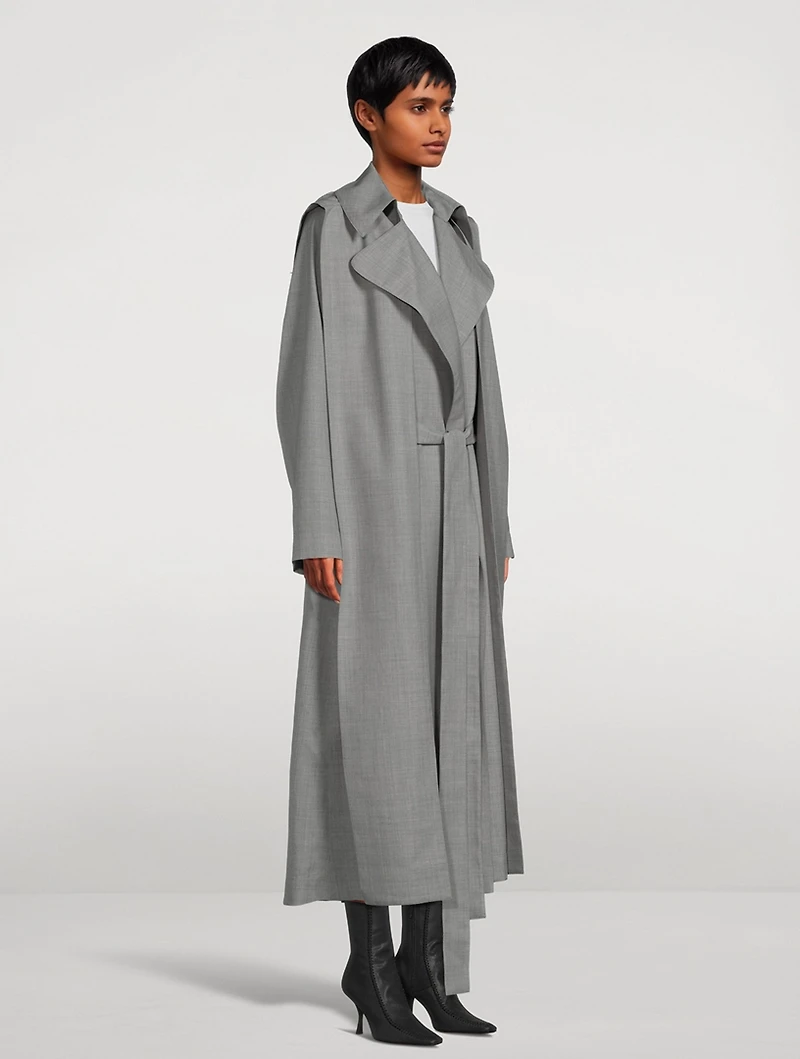 Badva Wool Trench Coat