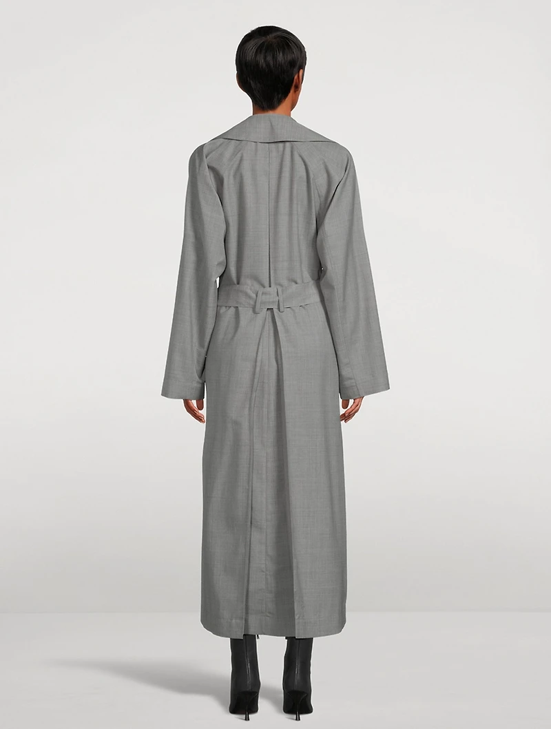 Badva Wool Trench Coat