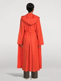 Badva Coated Linen Trench Coat