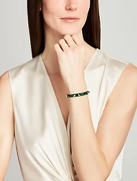 Rockstud Leather Strap Bracelet