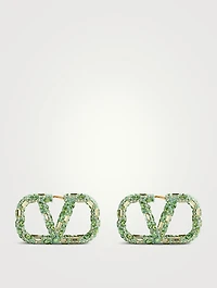 VLOGO Crystal Earrings