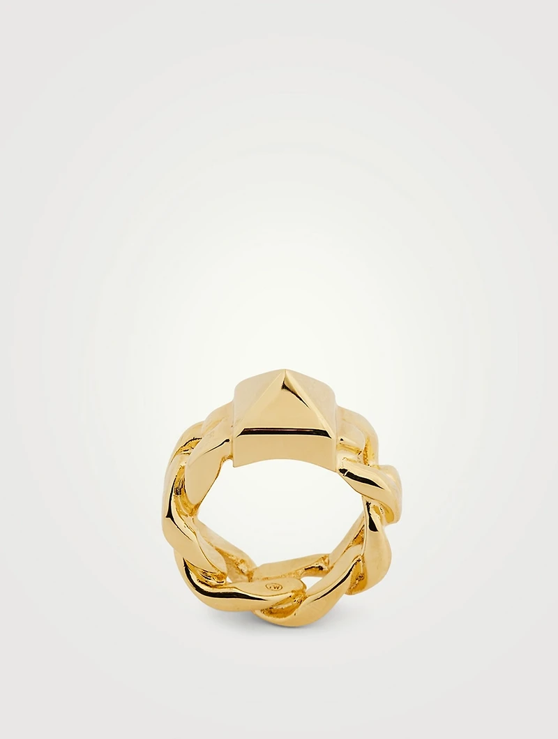 Rockstud Chain Ring