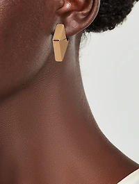 Rockstud Huggie Hoop Earrings
