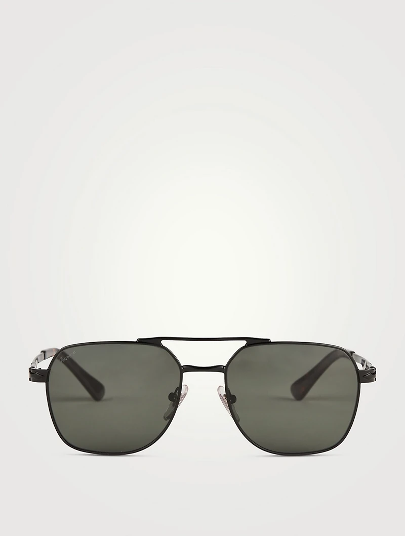 0PO1004S Aviator Sunglasses