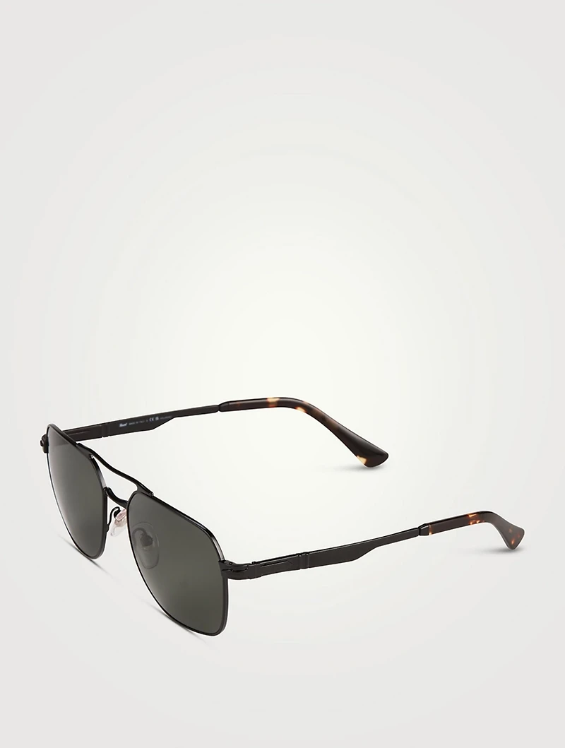0PO1004S Aviator Sunglasses