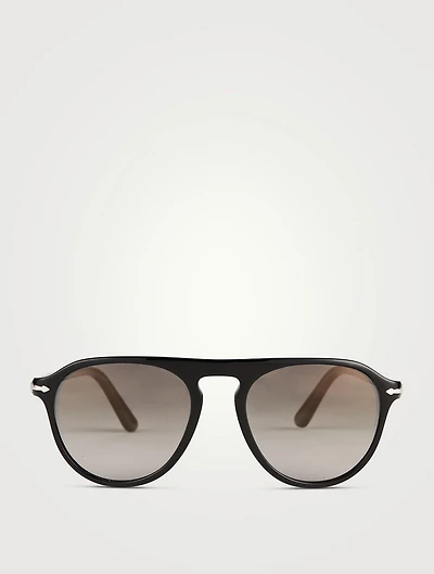 0PO3302S Aviator Sunglasses