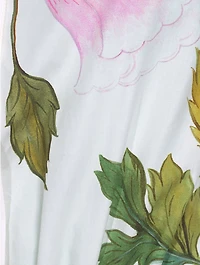 Poplin Shirt Dress Floral Print