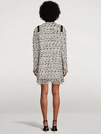 Fringe Tweed Coat