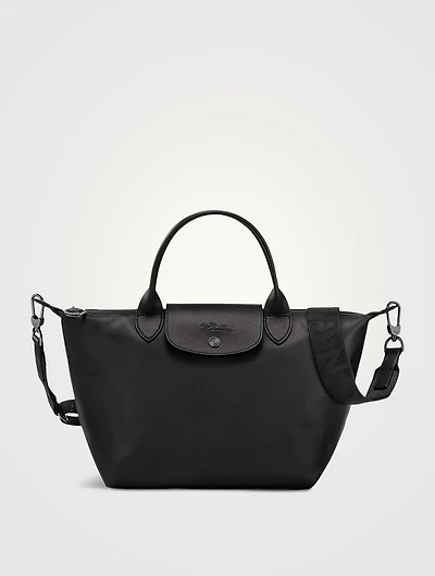 Small Le Pliage Xtra Leather Top Handle Bag