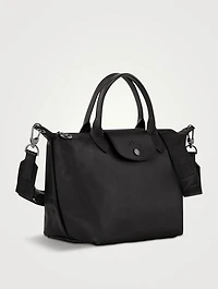 Small Le Pliage Xtra Leather Top Handle Bag