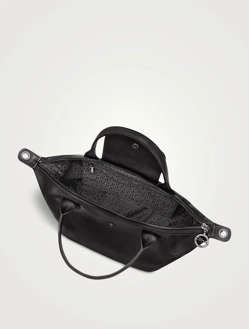 Small Le Pliage Xtra Leather Top Handle Bag