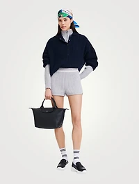 Small Le Pliage Xtra Leather Top Handle Bag