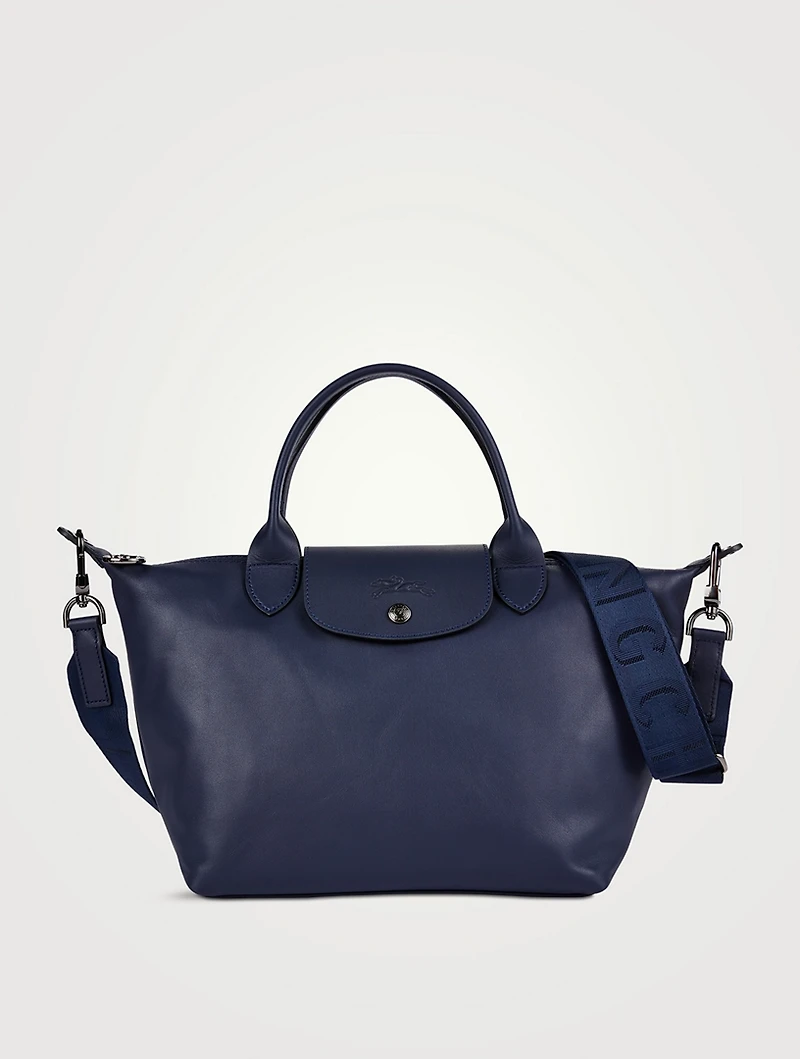 Small Le Pliage Xtra Leather Top Handle Bag