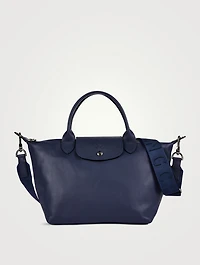 Small Le Pliage Xtra Leather Top Handle Bag