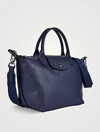 Small Le Pliage Xtra Leather Top Handle Bag