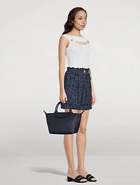 Small Le Pliage Xtra Leather Top Handle Bag