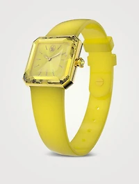 Lucent Crystal Silicone Strap Watch
