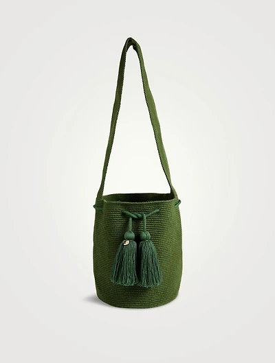 Large Flamenco V Bucket Bag