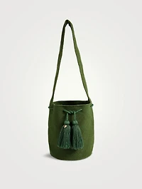Large Flamenco V Bucket Bag