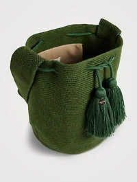 Large Flamenco V Bucket Bag