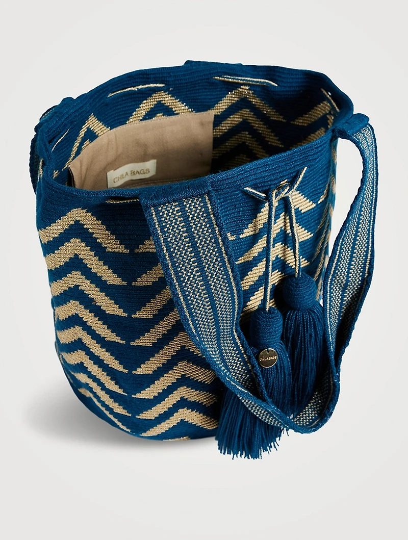 Large Mediterraneo Bucket Bag