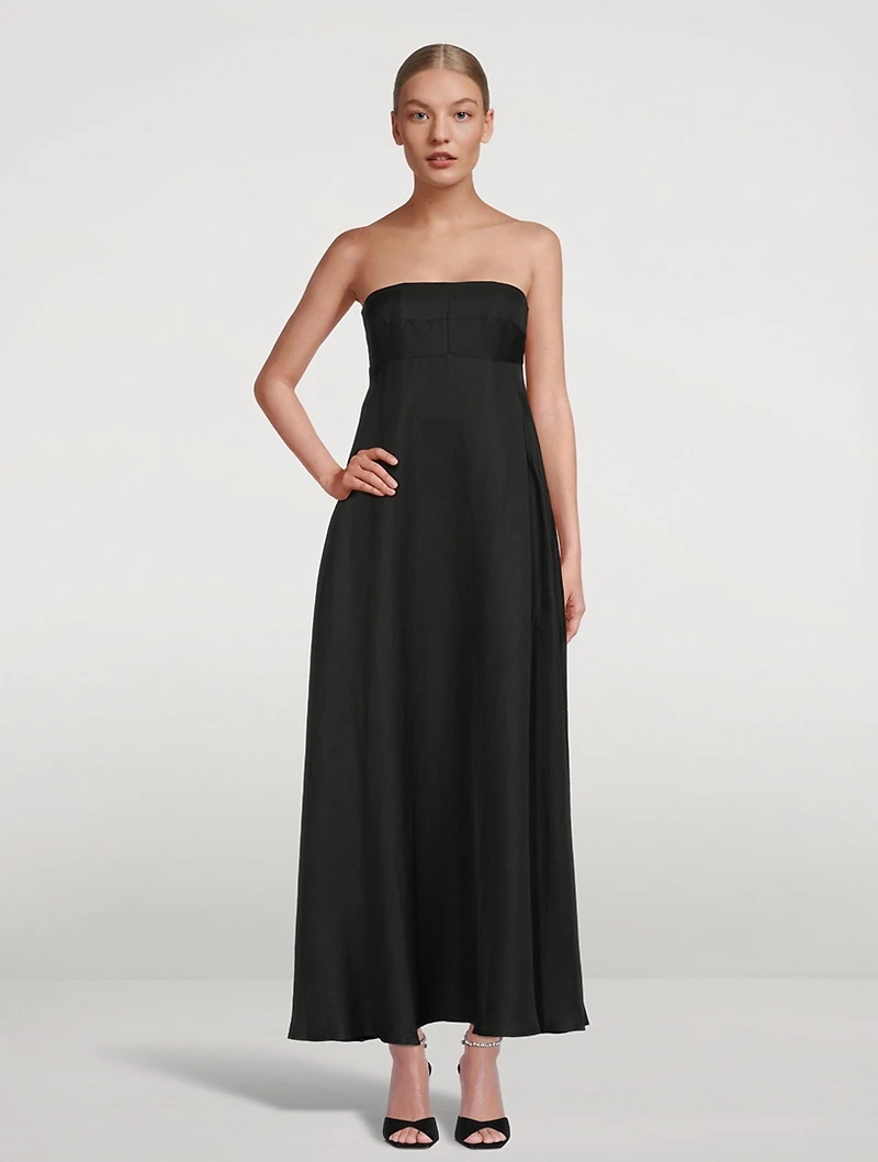 Montenegro Strapless Maxi Dress