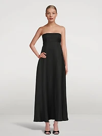 Montenegro Strapless Maxi Dress
