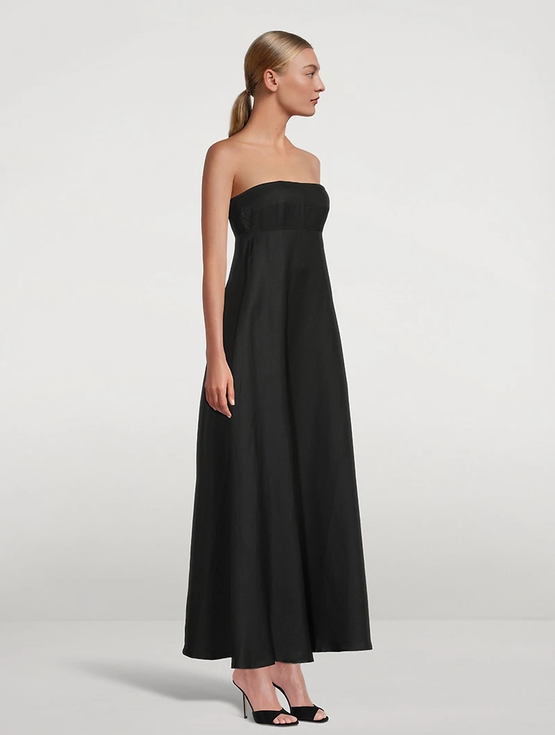 Montenegro Strapless Maxi Dress