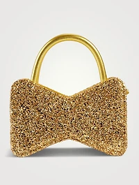 Bow Glitter Clutch