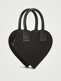 Heart Satin Clutch