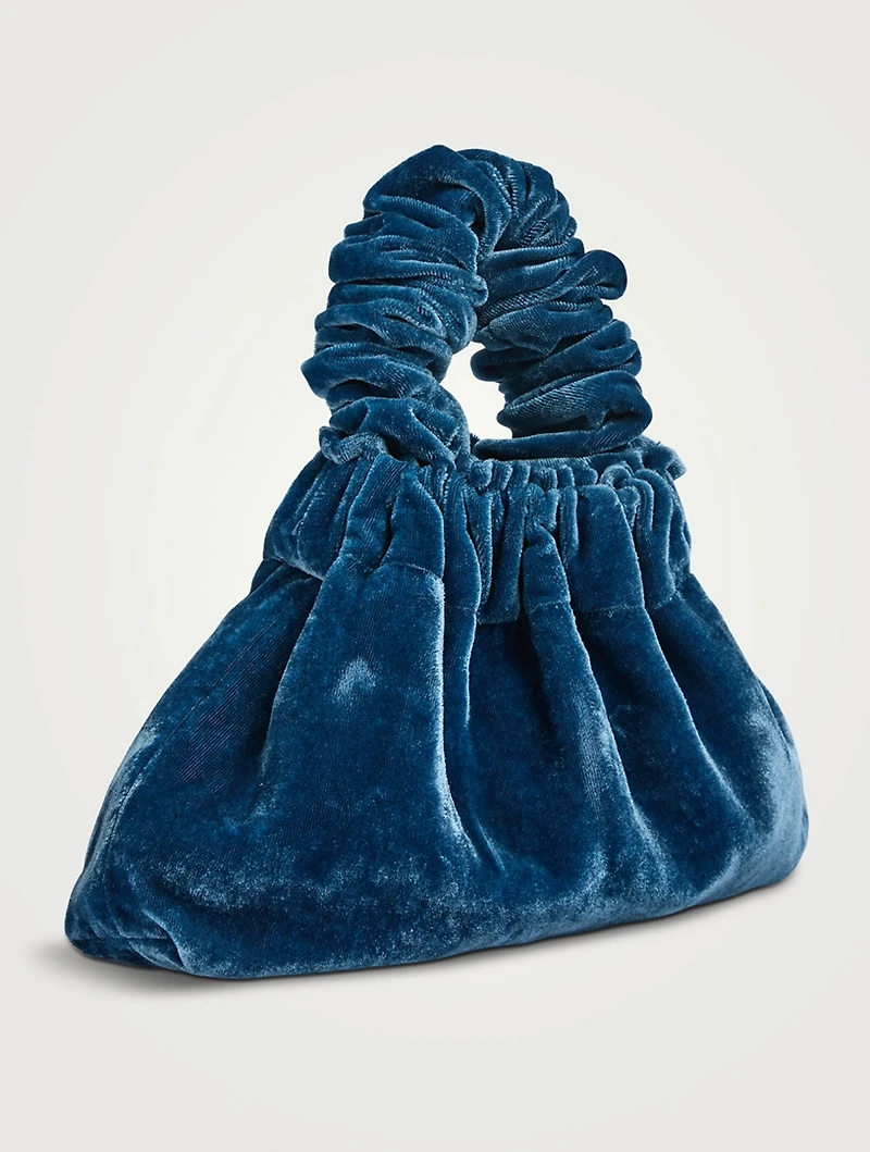 Halo Velvet Scrunchie Bag