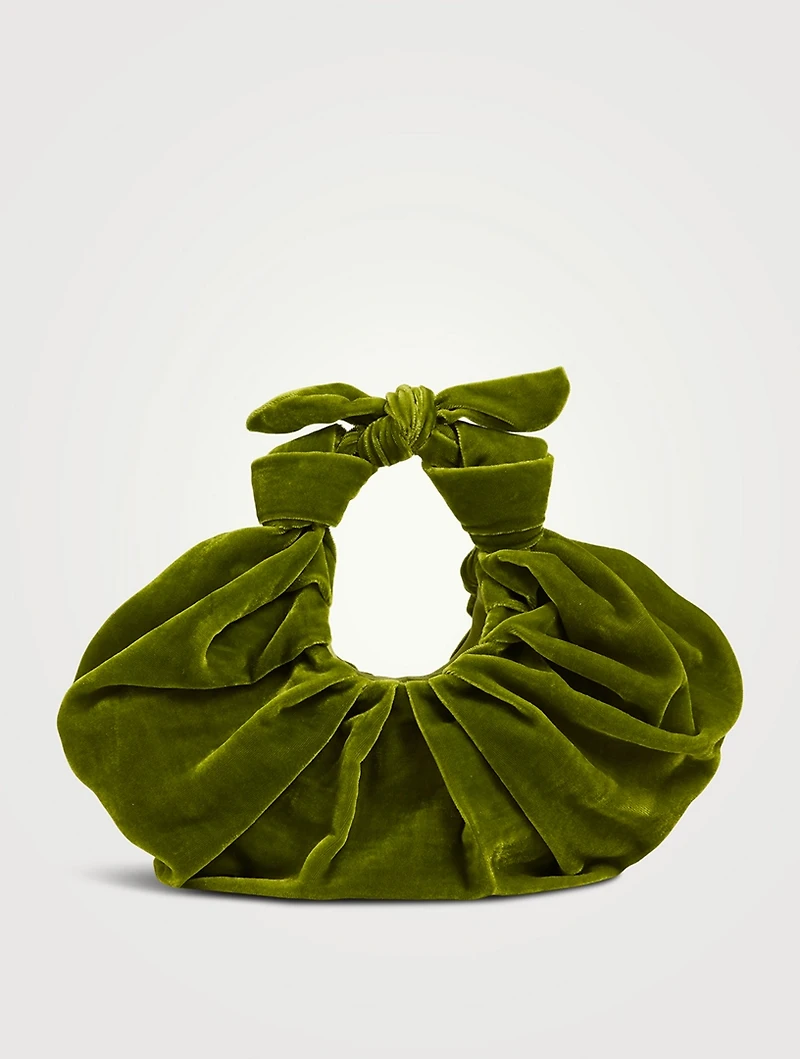 Kiku Velvet Croissant Bag