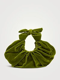 Kiku Velvet Croissant Bag