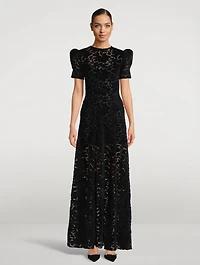 The Night Sparrow Lace Gown