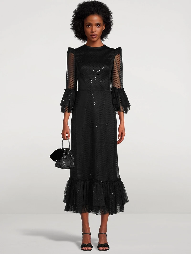 The Floating Fire Midi Dress