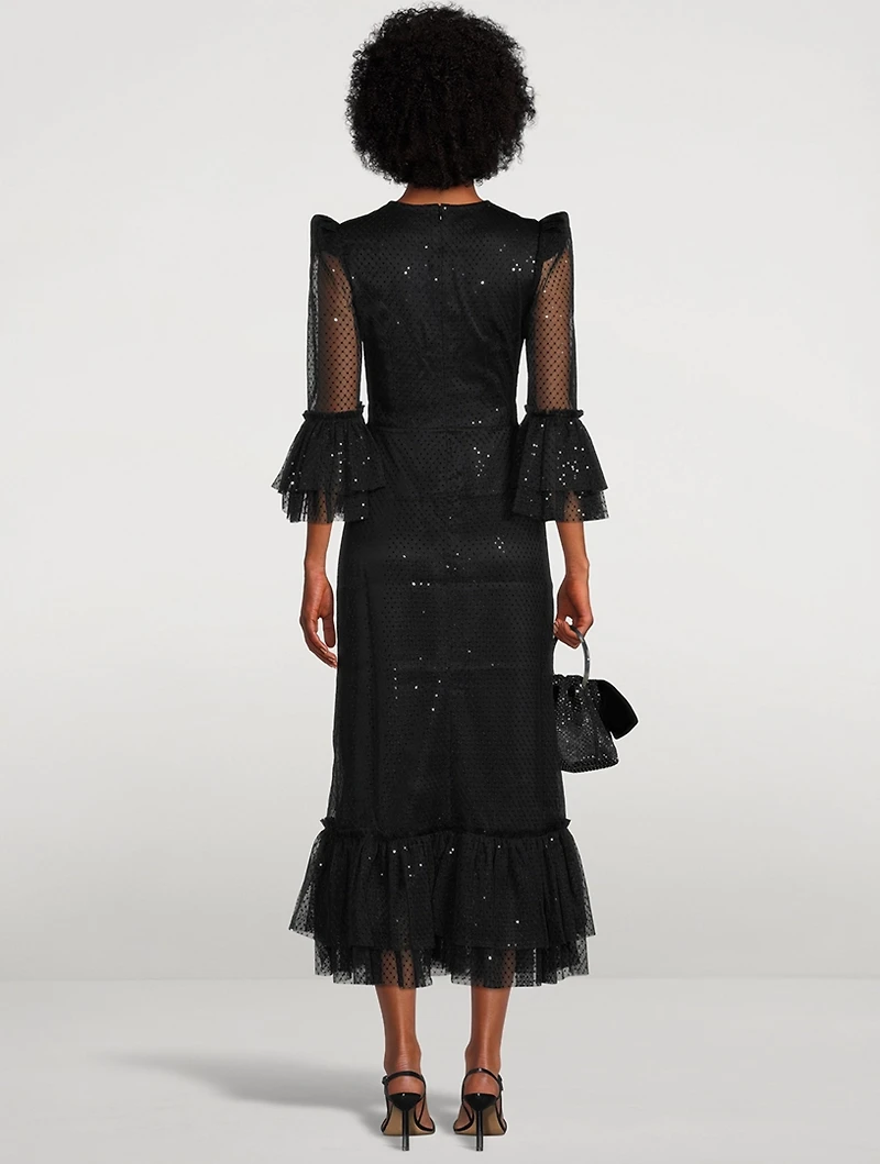 The Floating Fire Midi Dress