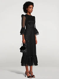 The Floating Fire Midi Dress