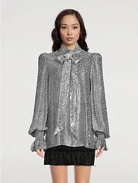 The Mythical Tie-Neck Blouse