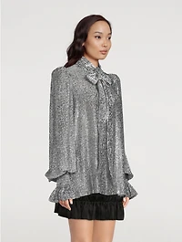 The Mythical Tie-Neck Blouse
