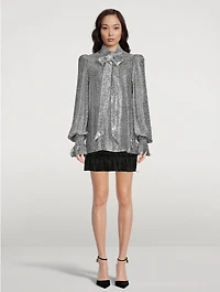 The Mythical Tie-Neck Blouse