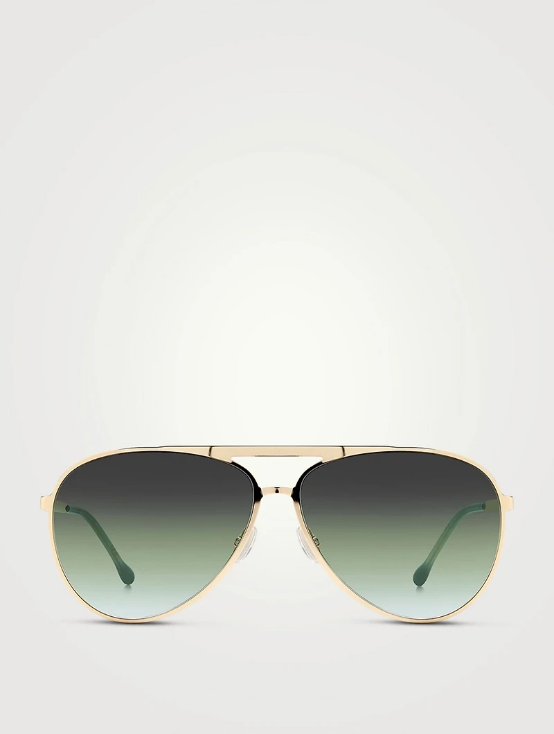 Wild Metal Aviator Sunglasses