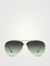 Wild Metal Aviator Sunglasses