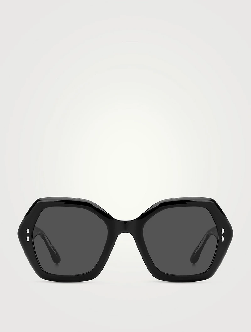 Bombé Geometric Sunglasses