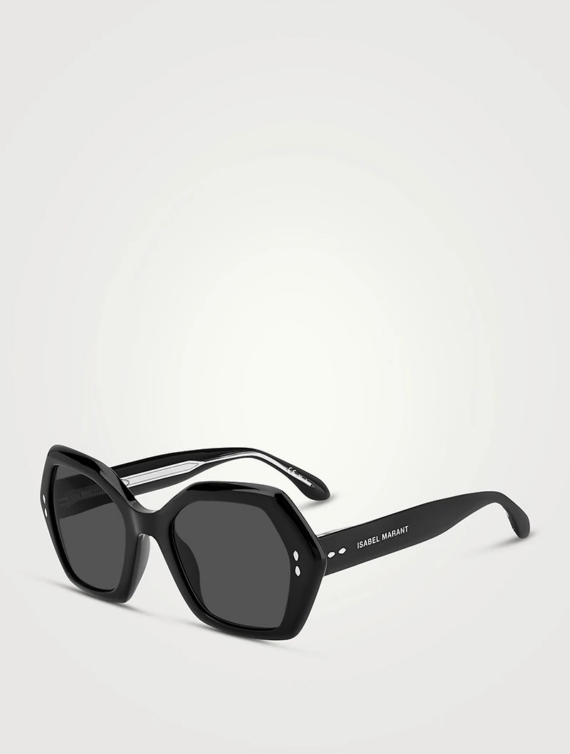 Bombé Geometric Sunglasses