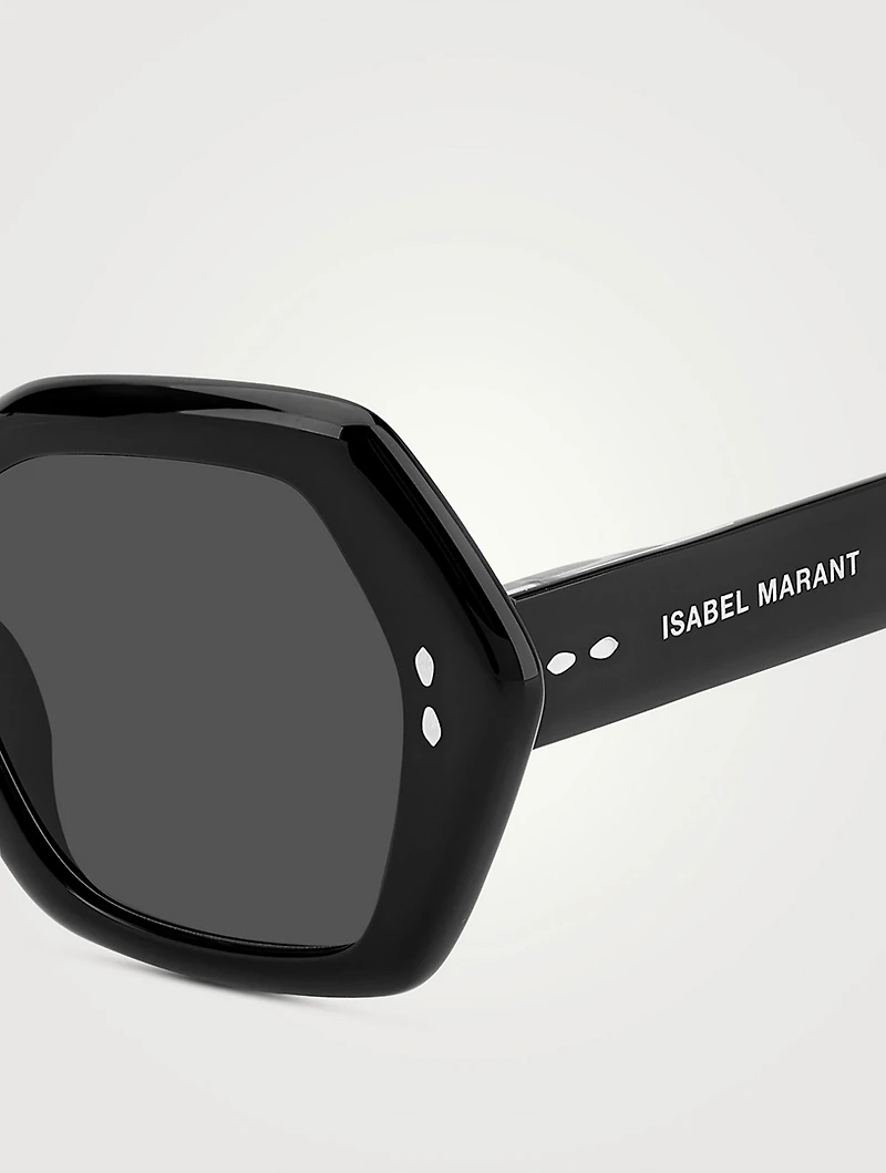 Bombé Geometric Sunglasses
