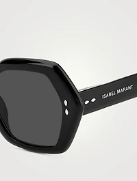 Bombé Geometric Sunglasses