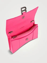 Hourglass Leather Chain Wallet