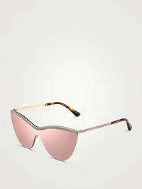 Kristen Cat Eye Glitter Sunglasses