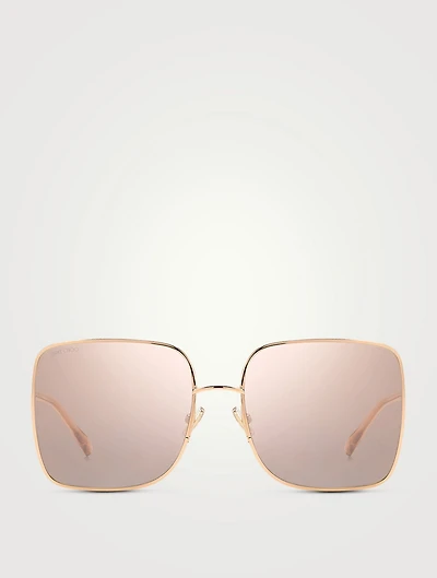 Aliana Glitter Square Sunglasses
