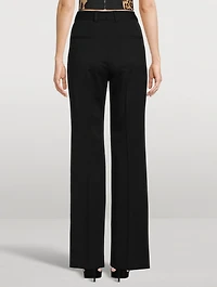 Wool Gabardine Trousers